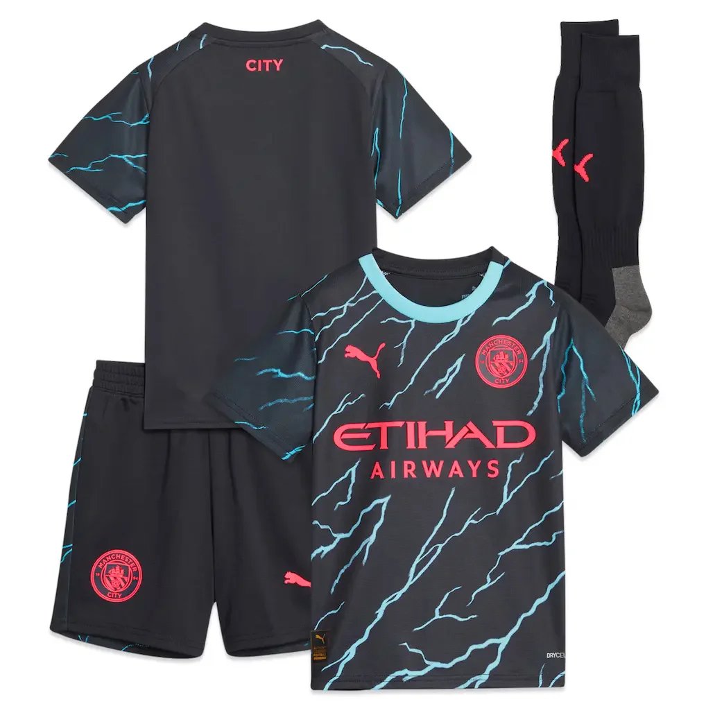 Manchester City Puma Third Minikit 2023-24 - £55.00