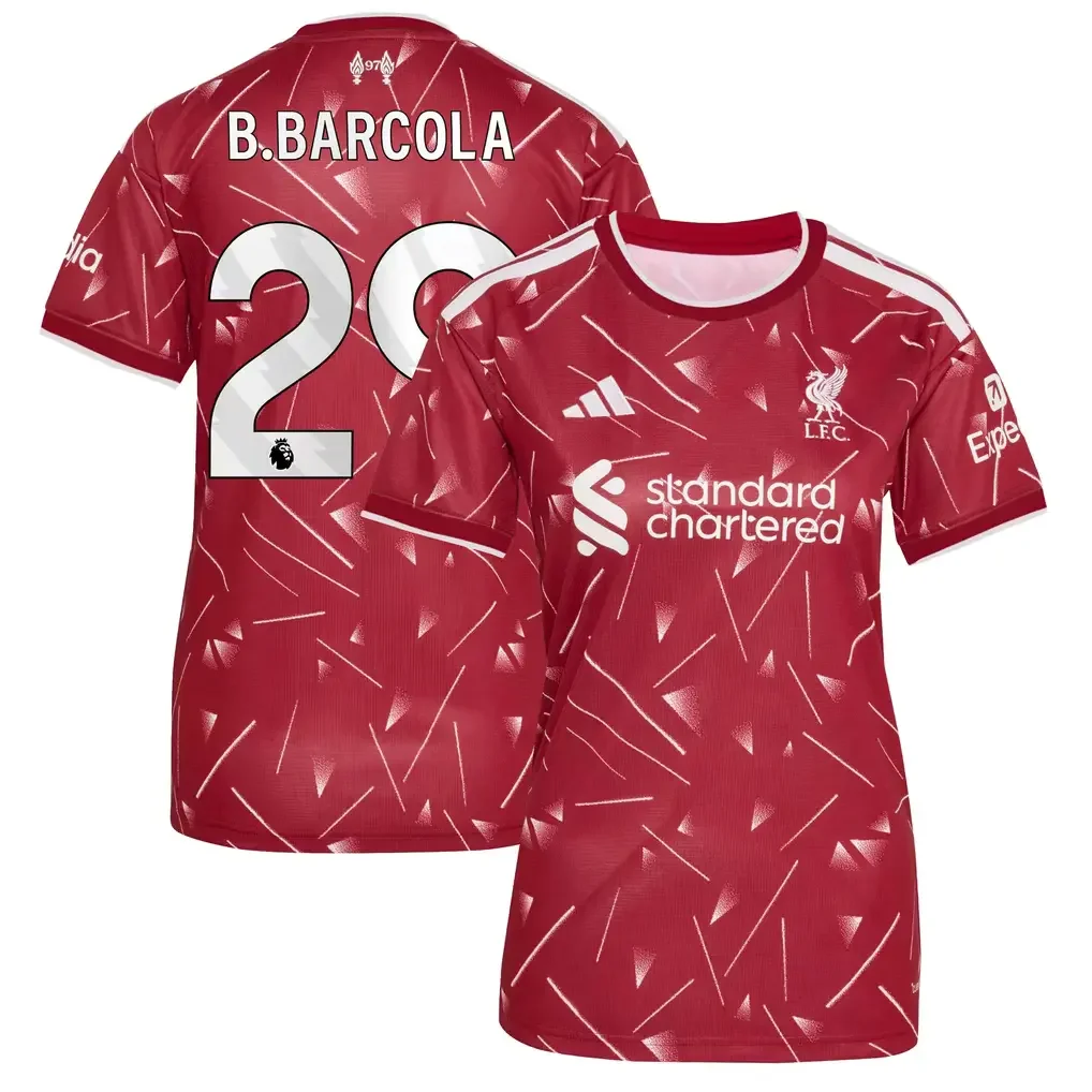 Liverpool adidas Home Shirt 2026-27 - Womens B.Barcola 29
 £100.00 