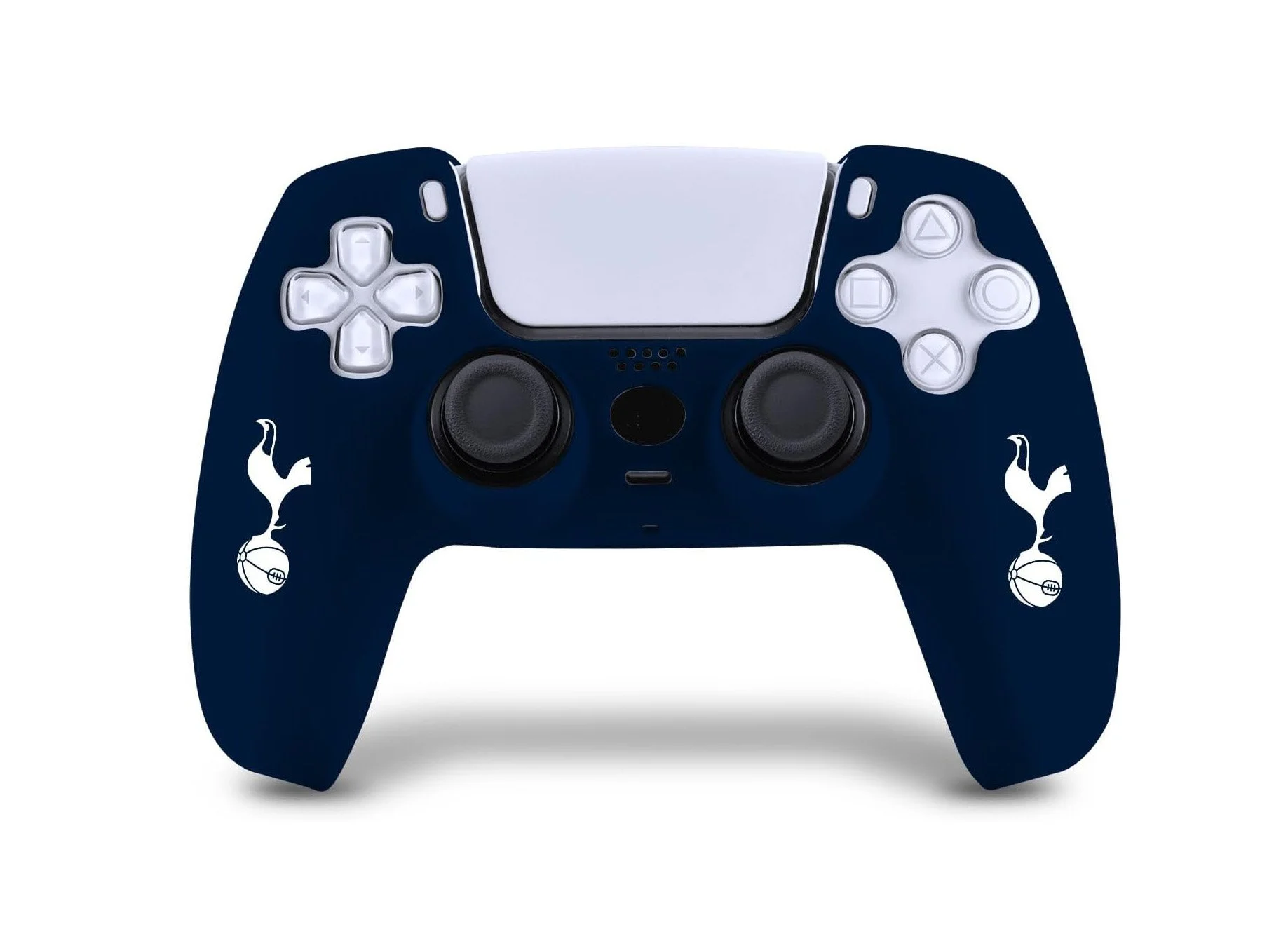 Officially Licensed Tottenham Hotspur F.C. White Cockerel Logo Silicone Game Controller Skin Case Compatible With PS5 Sony DualSense Controller - £19.95