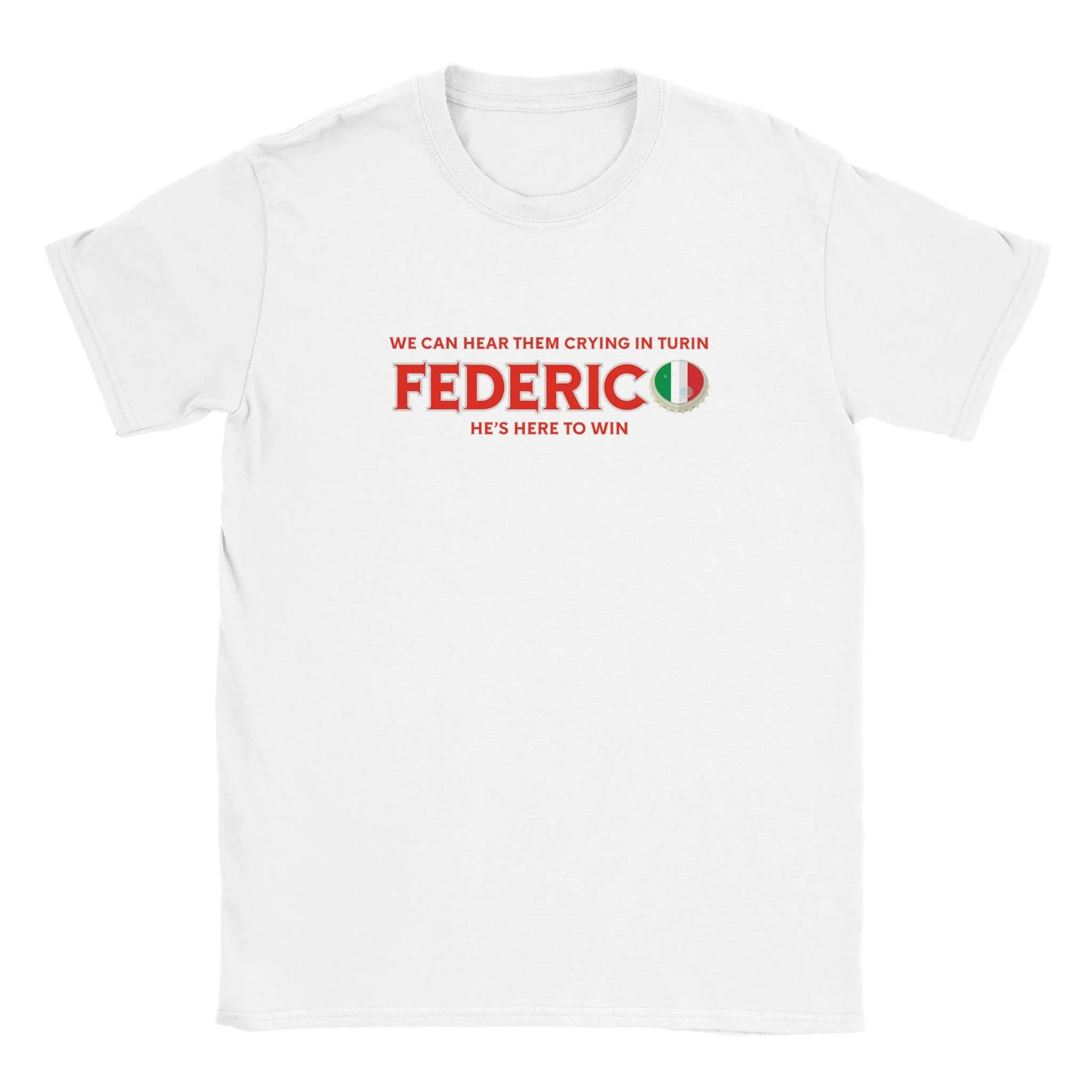 We Can Hear Them Crying In Turin – Federico Chiesa T-Shirt - £23.00