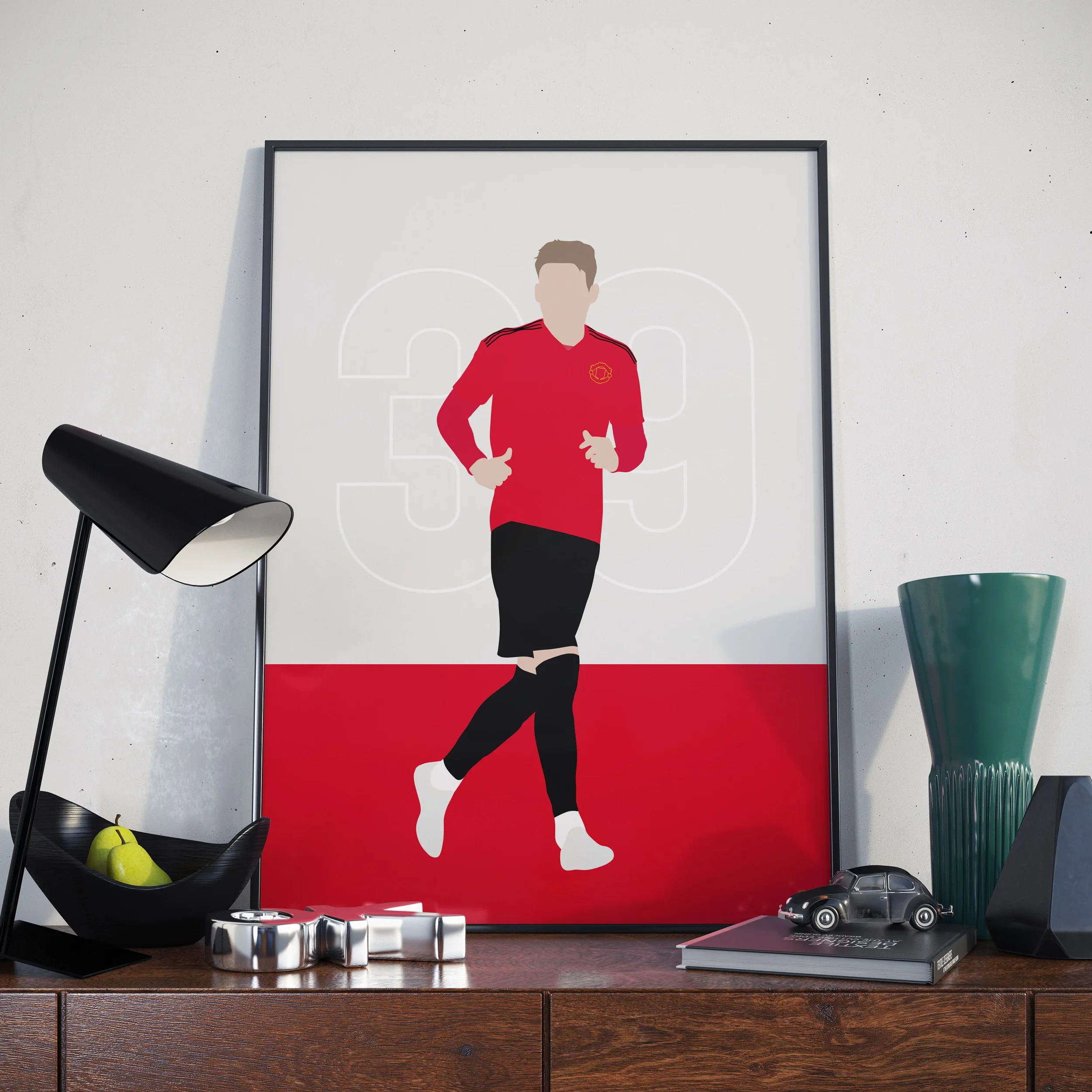 Scott McTominay (16x24”) Canvas (approx A2) - £65.00