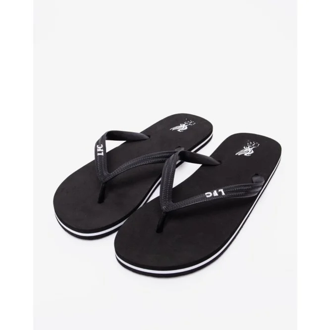LFC Mens Flip Flops Black - £11.30