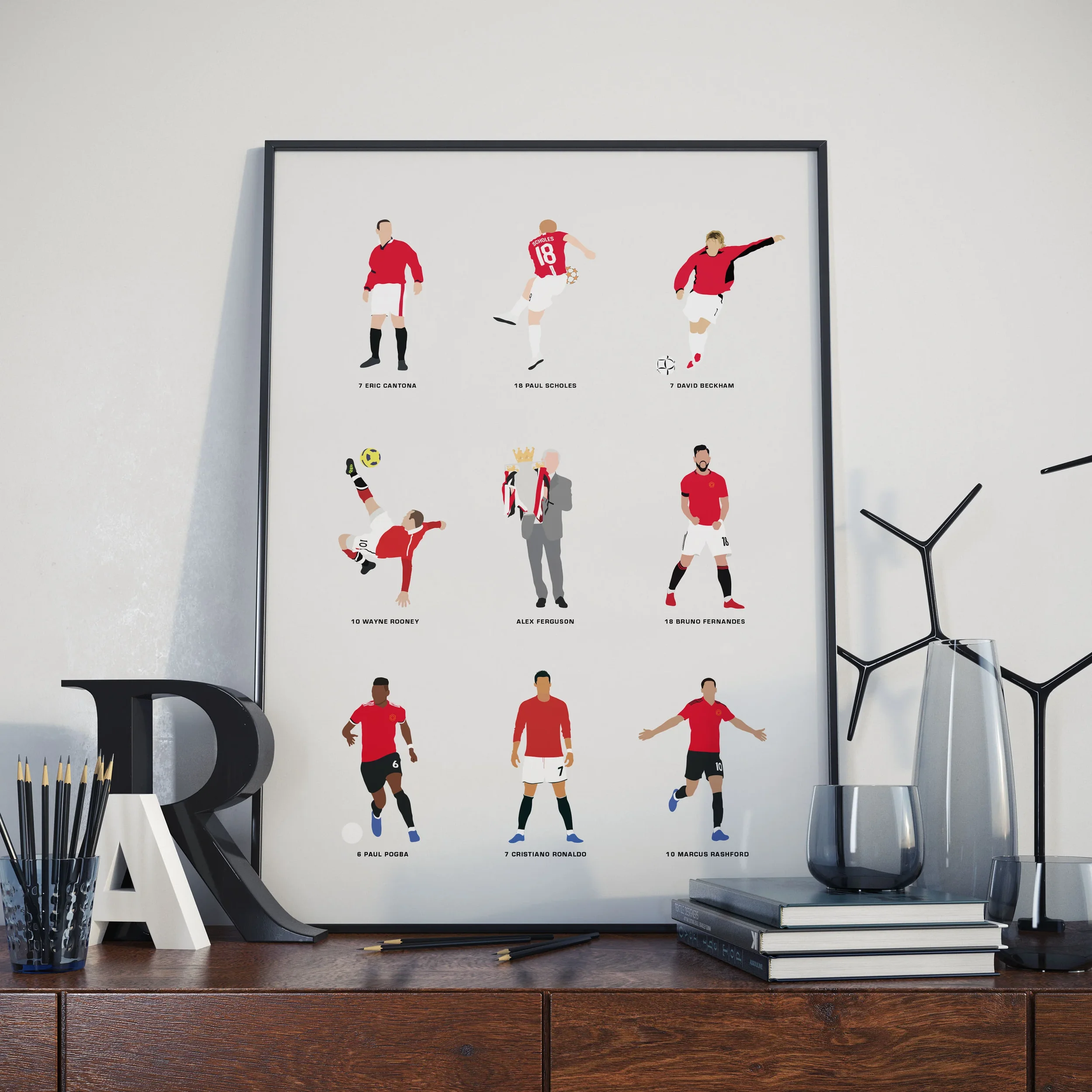 Manchester United (12x16”) Canvas (approx A3) - £45.00 