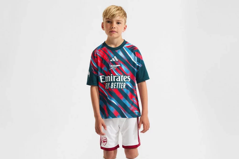 Arsenal adidas Kids 26/27 Pre-Match Shirt - £40.00