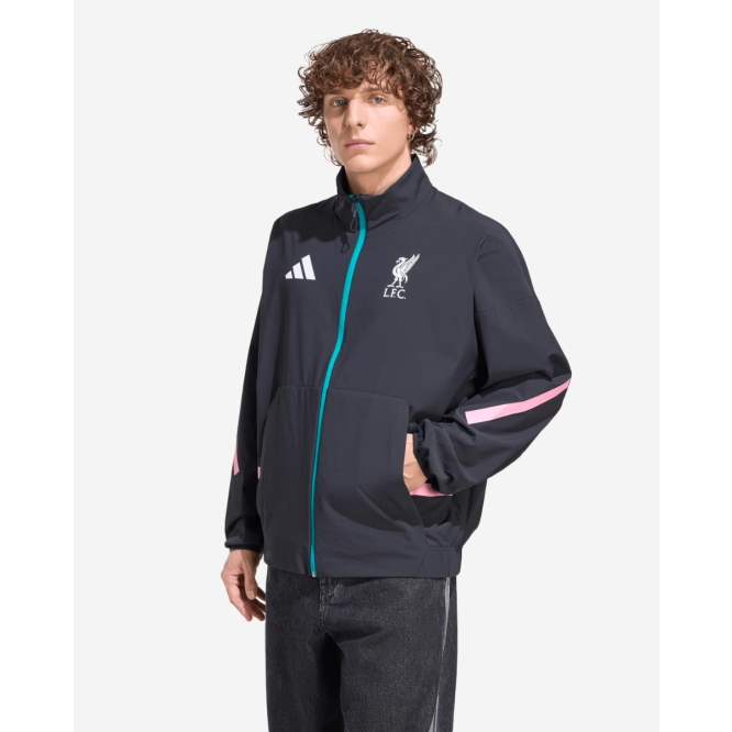 LFC adidas Mens 25/26 Z.N.E Anthem Jacket Black - £63.00