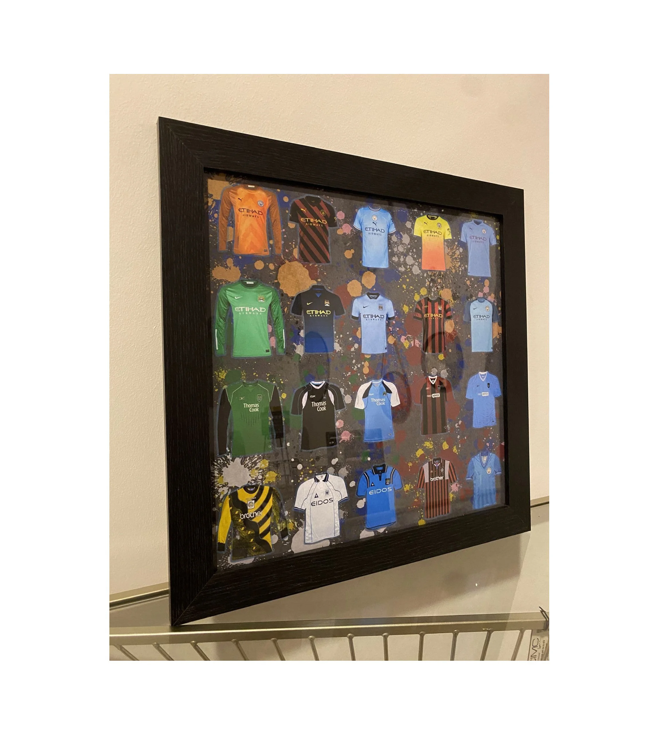 Manchester City Football Strip Collection 47Cm X 47Cm - £34.95