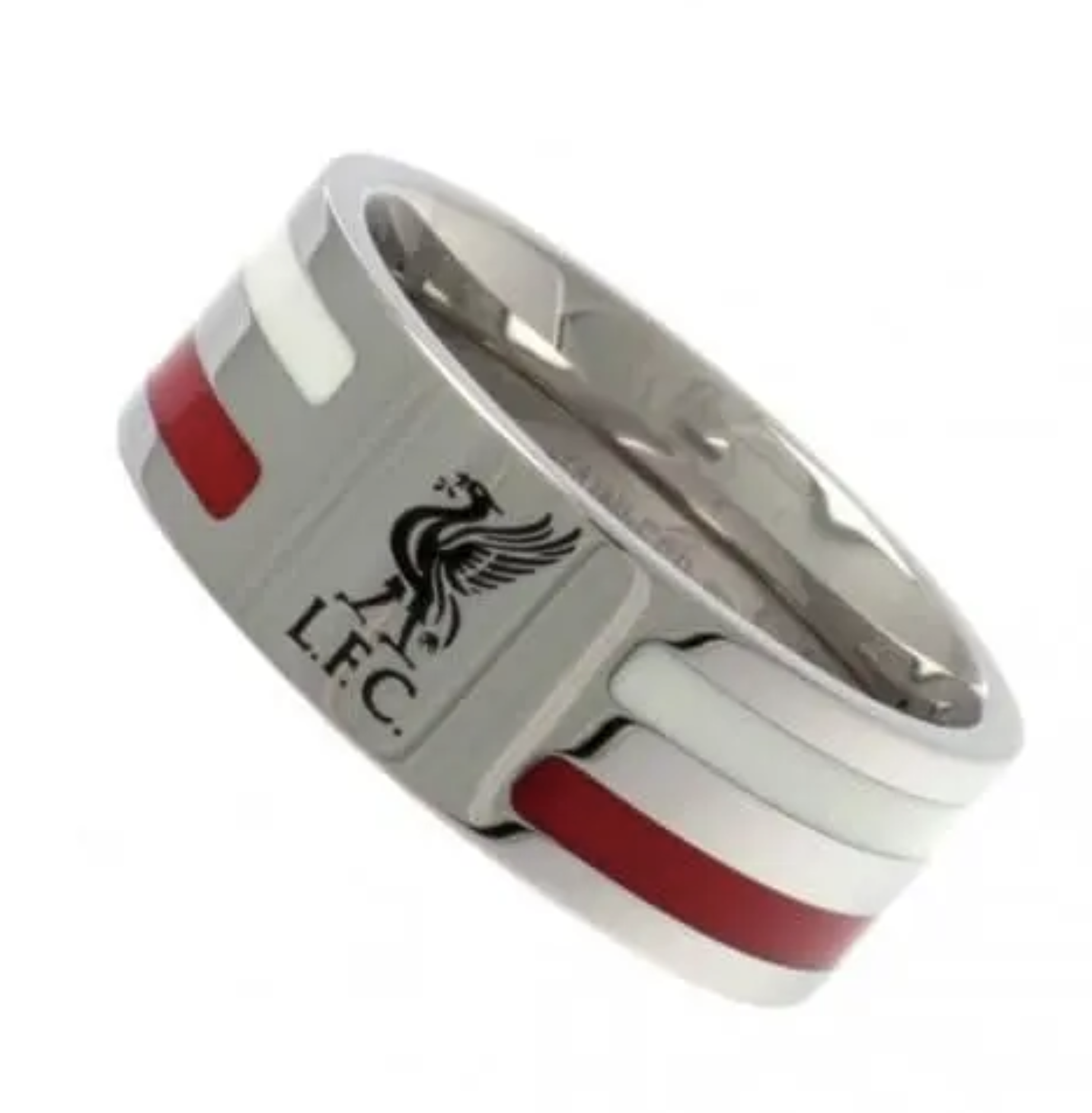 Liverpool FC Medium Ring with Colour Stripe - £24.99
