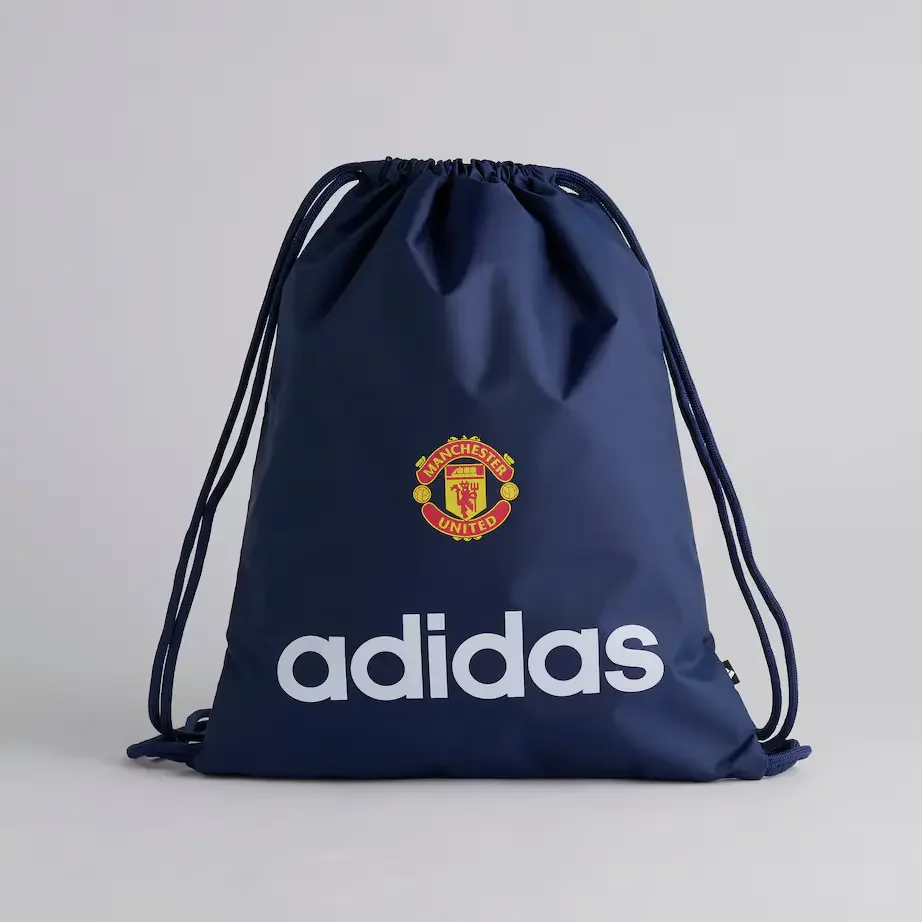 Manchester United x adidas Essentials Linear Gymsack Blue - £18.00