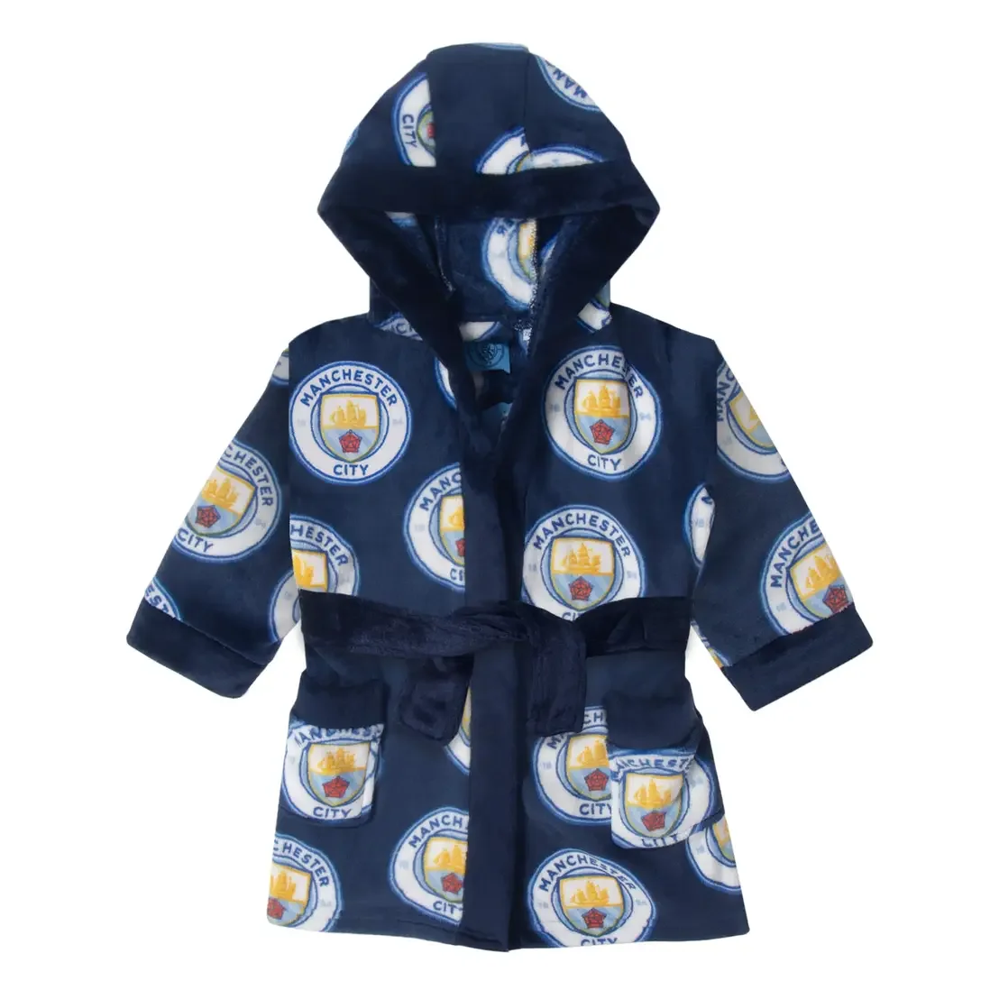 Manchester City FC Baby Hooded Fleece Dressing Gown Robe
 £16.99  
