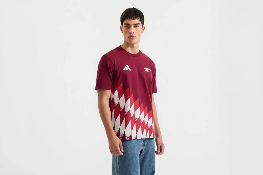 Arsenal adidas 26/27 Stadium Pack Graphic T-Shirt - £25.00