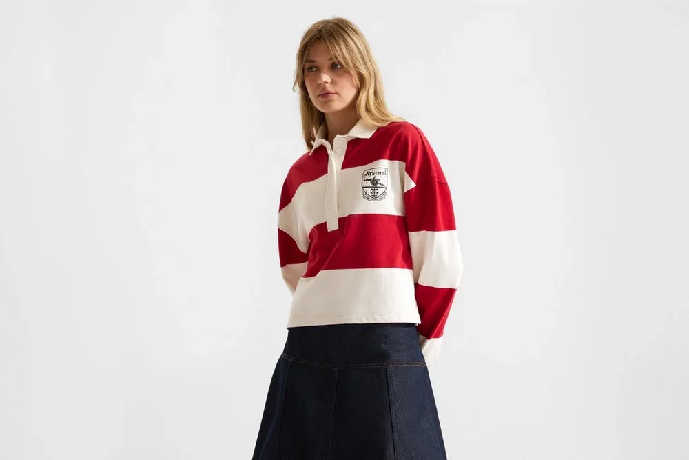 Arsenal AWFC Classics Striped Crop Rugby Shirt
 £65.00 