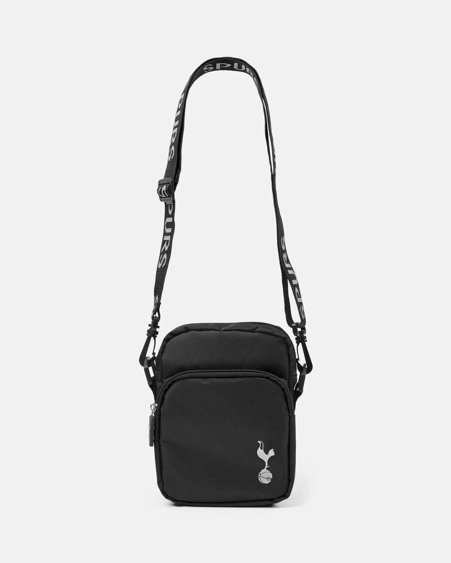 Spurs Recycled Fabric Black Shoulder Bag - 
£15.00