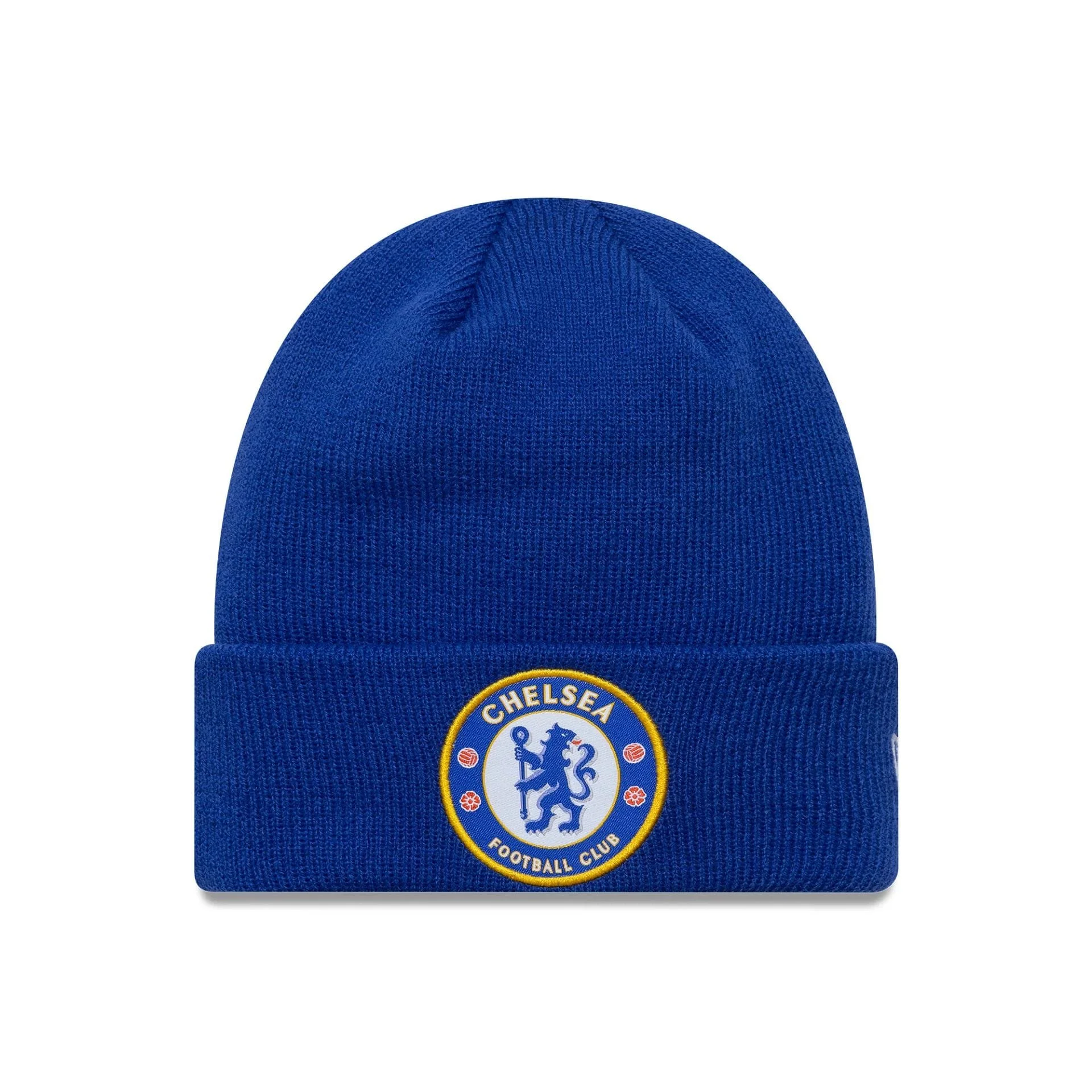 Chelsea FC Lion Crest Youth Core Blue Cuff Knit Beanie Hat - £22.00