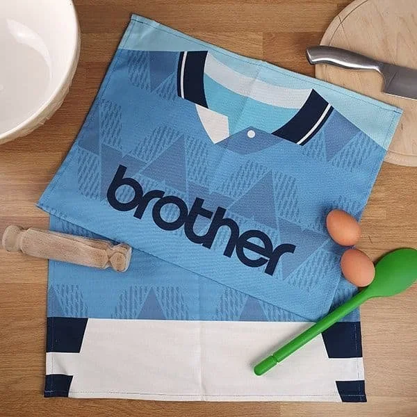 Manchester City Home 89 Kit Tea Towel - £10.99