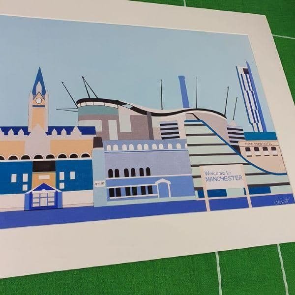 Manchester Skyline Print
 £50.00  