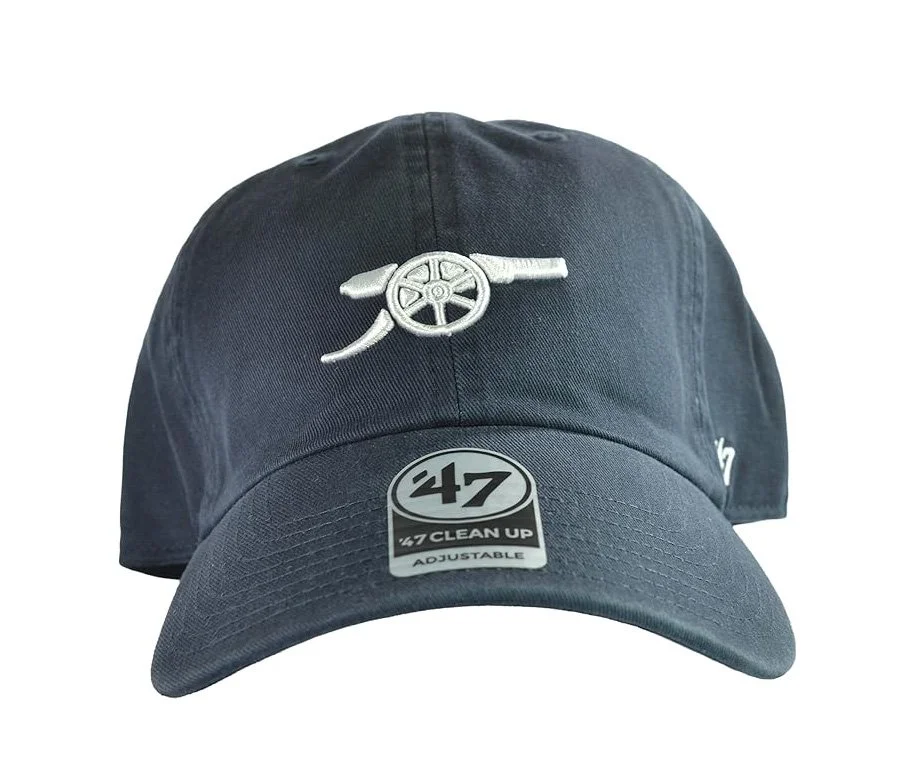 47 Arsenal Clean Up Adjustable Baseball Cap, Navy with Cannon Crest Embroidery - £22.01