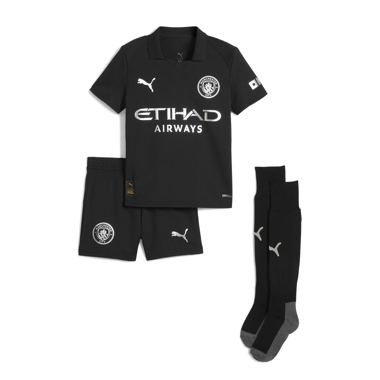 Kids' Manchester City Away Mini Kit 2025/26 - £60.00