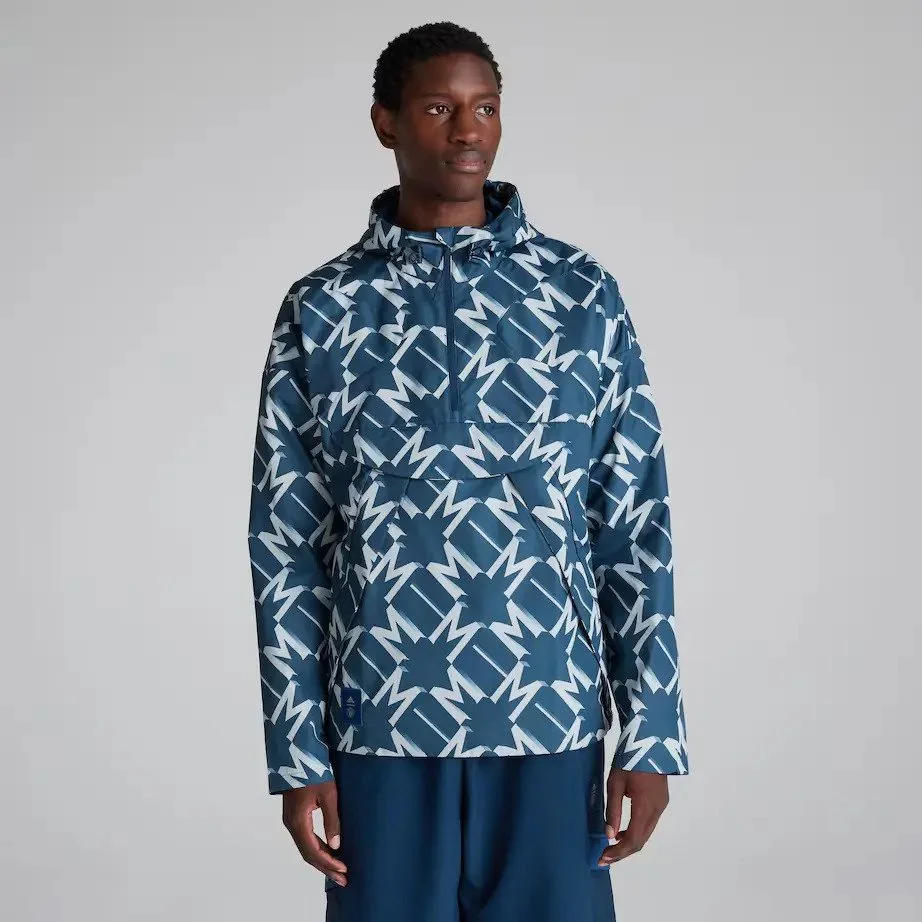 Manchester United Seasonal Half-Zip Windbreaker Blue - £85.00