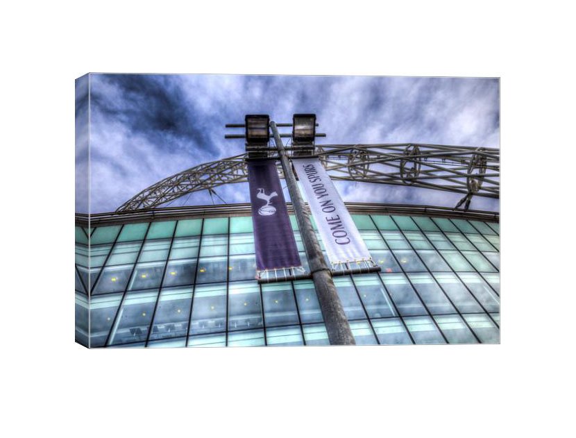 Come On You Spurs | Tottenham Hotspur FC | 25in x 38in Canvas Art Print - £283.05