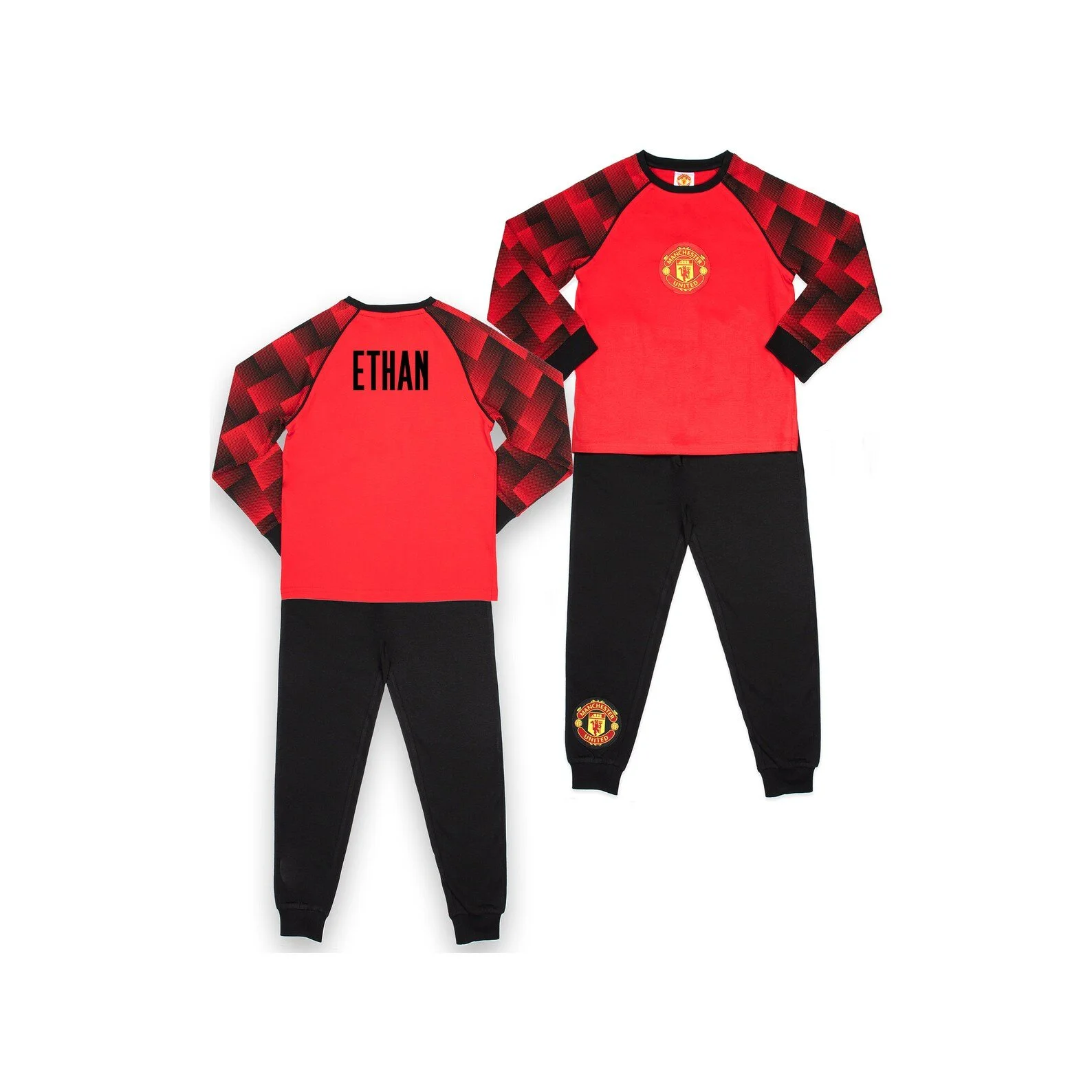 Manchester United F.C - Personalised Kids Pyjamas - £16.99