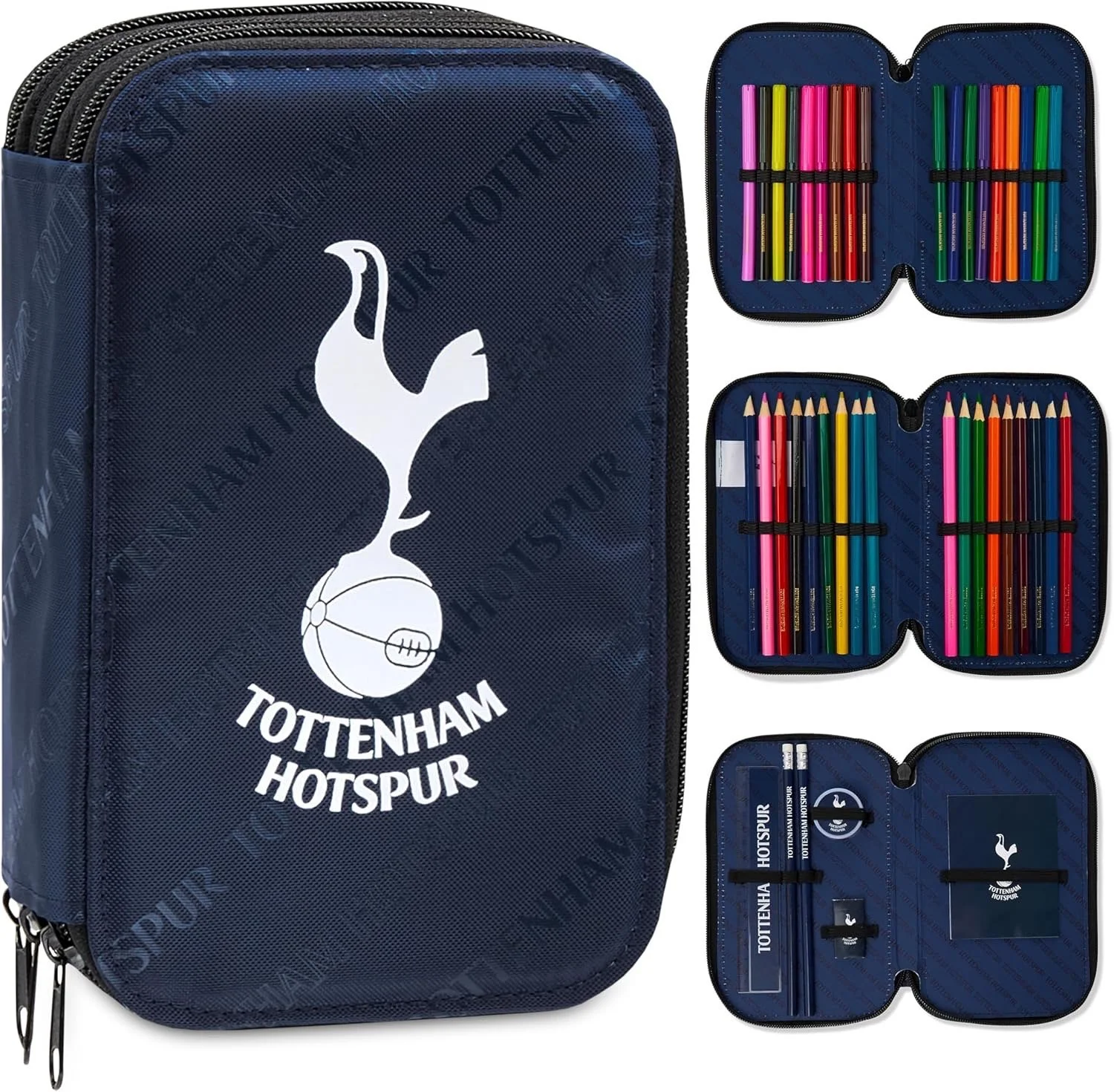 Tottenham Hotspur F.C. Filled Pencil Case, Stationery Set - £20.09 
