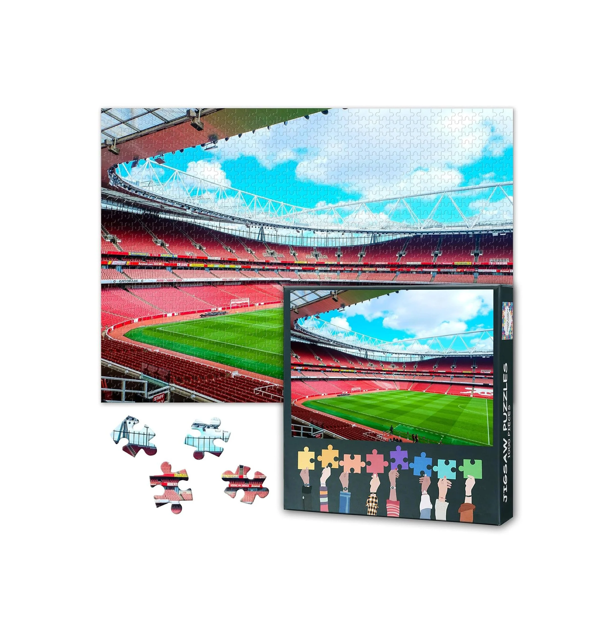 1000 Piece Rectangular Jigsaw Puzzle - Arsenal FC Emirates Stadium 50x70cm 
 £12.99 