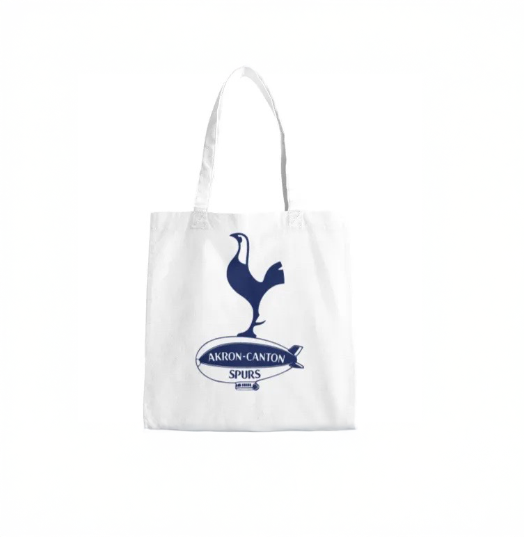 CAK Spurs Navy Logo Classic Bags - WHITE, Size 15.25"x15.75" - £12.98