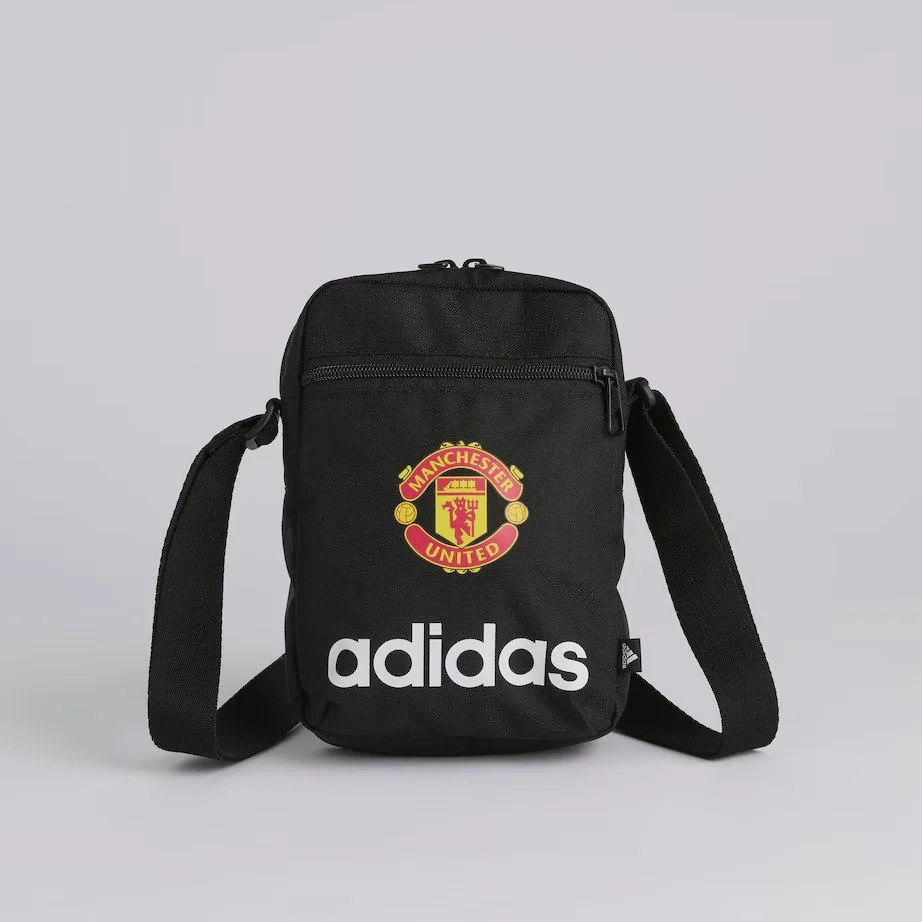 Manchester United x adidas Essentials Linear Organiser Black - £14.00