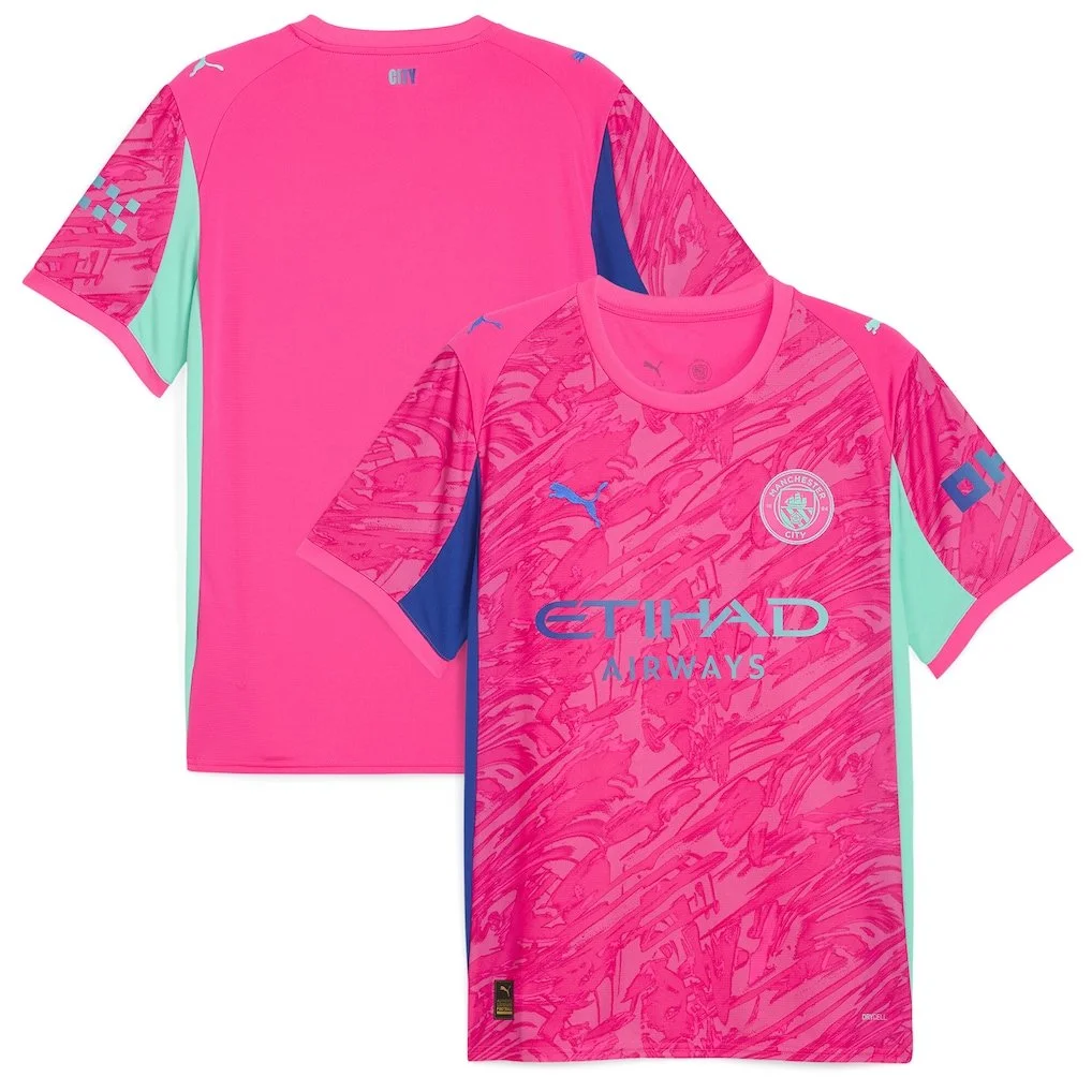 Manchester City PUMA Goalkeeper Shirt 2025-26 - Pink - £85.00