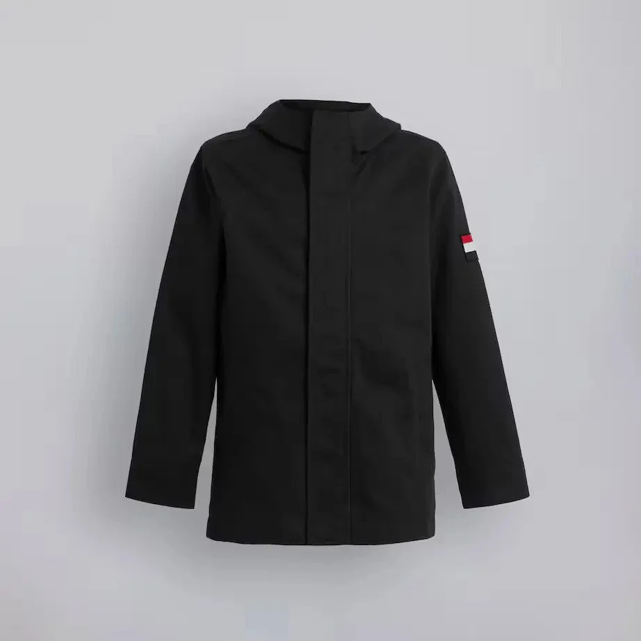 Manchester United Kids Funnel Neck Parka Black - £60.00