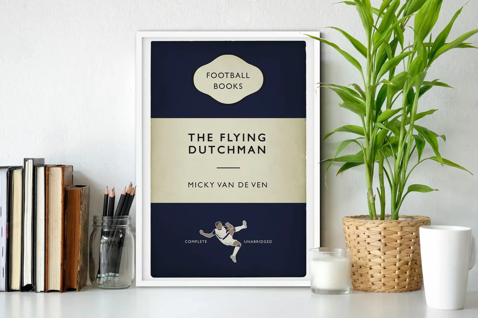 Micky van de Ven Goal Line Clearance | Tottenham Hotspur 1 Man Utd 0 | Europa League Final 2025 | Classic Book Cover A3 Print - £18.00