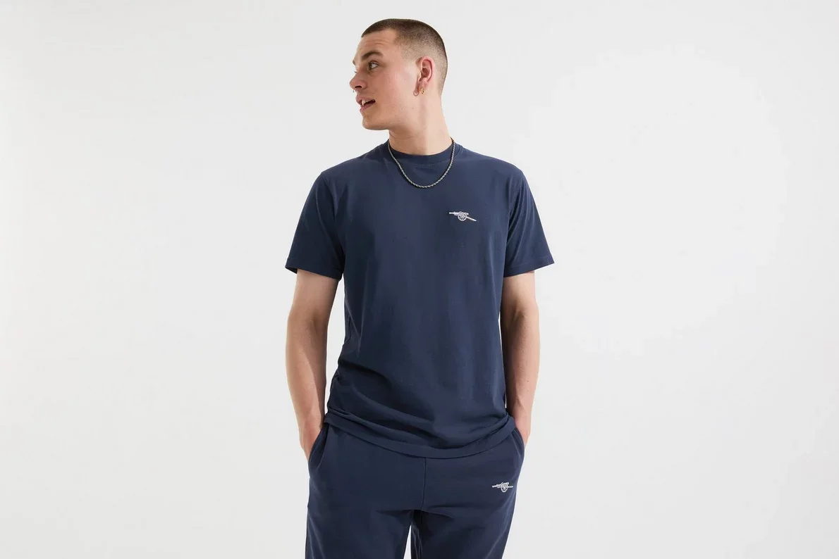 Arsenal Essentials Navy Cannon T-Shirt - £28.00