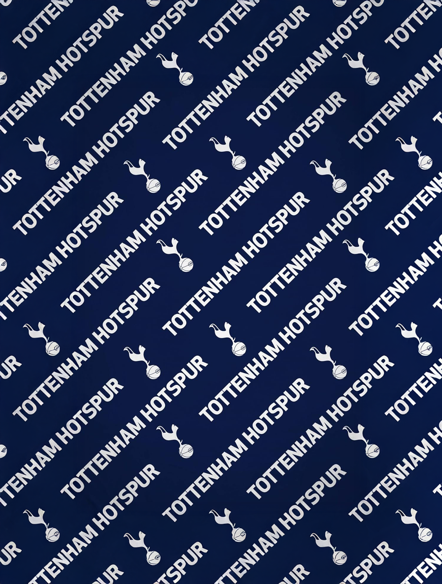 CHARACTER WORLD Official Tottenham Hotspur FC Fleece Throw Blanket  - £18
