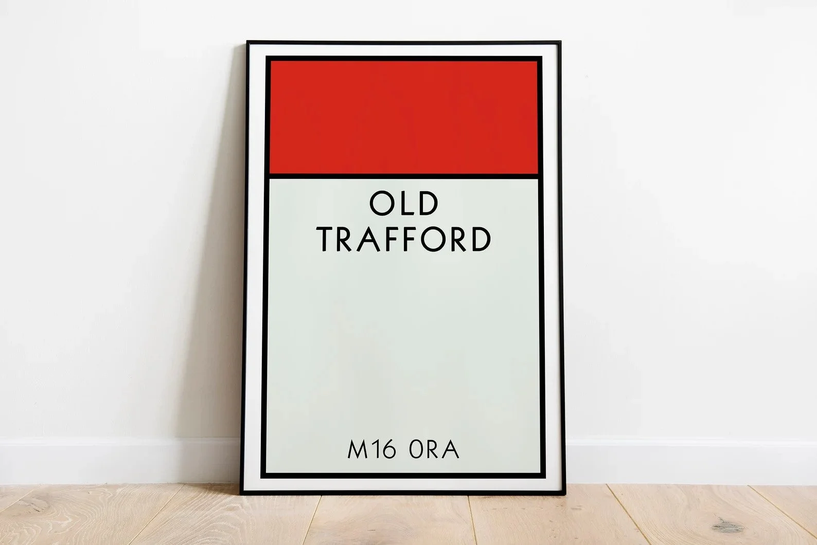 Manchester Utd Monopoly Wall Art / Old Trafford Art Print A4 unframed - £14.00