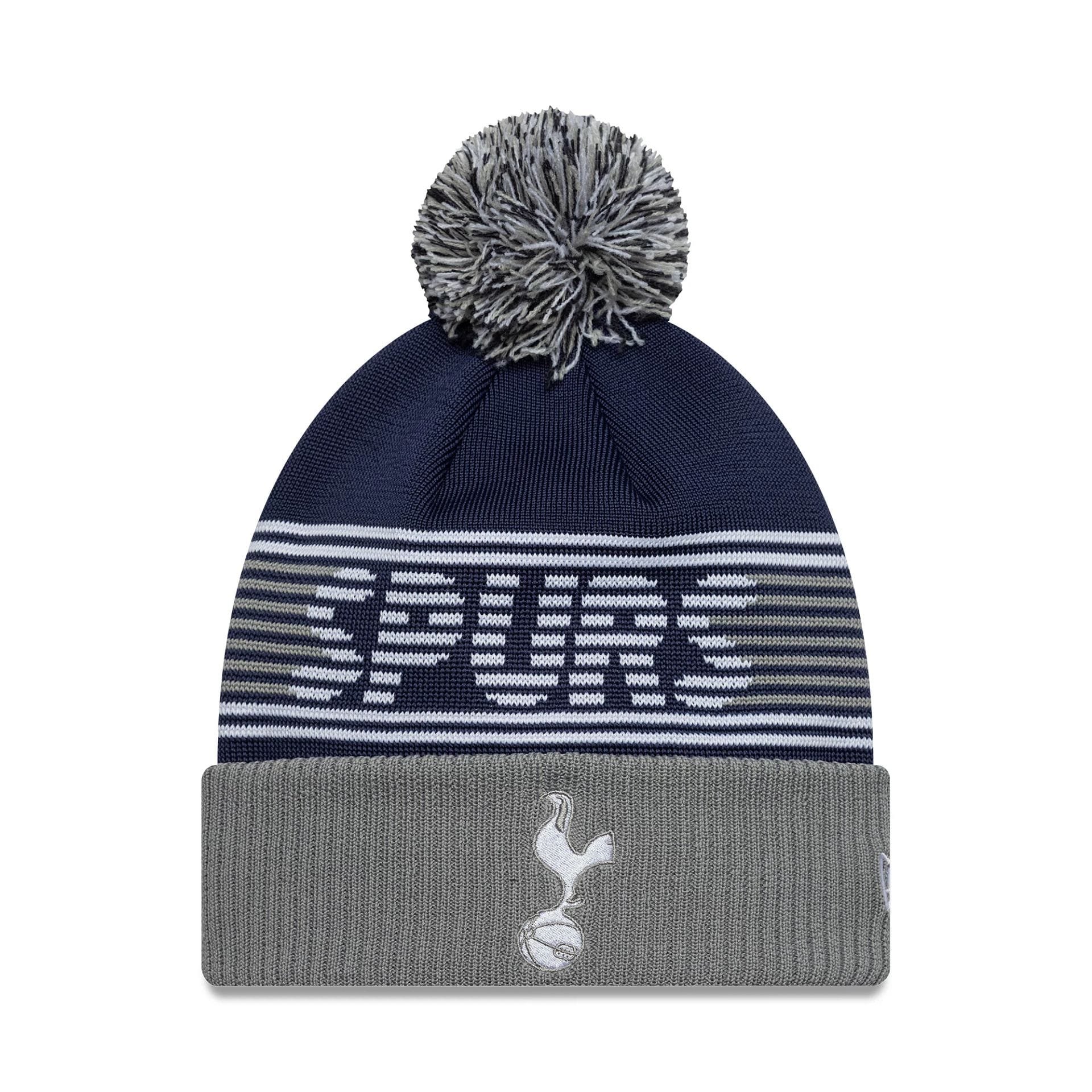 Tottenham Hotspur FC Navy Bobble Knit Beanie Hat - £32.00