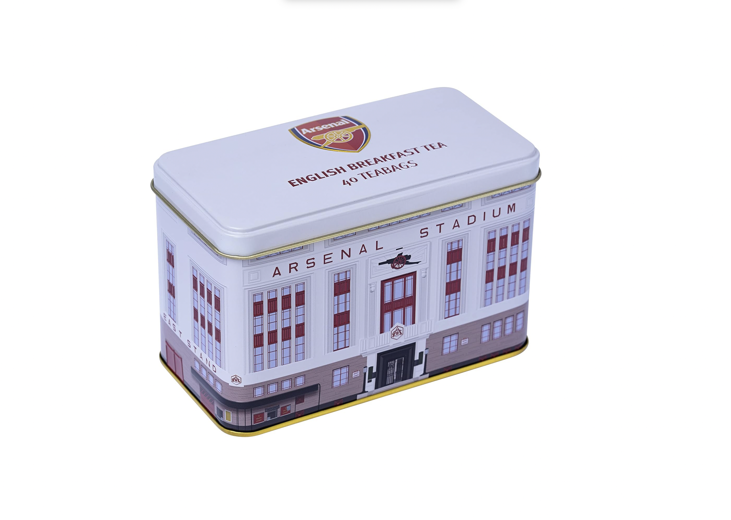 New English Teas Arsenal Highbury Tea Tin with 40 English Breakfast Teabags - £7.00