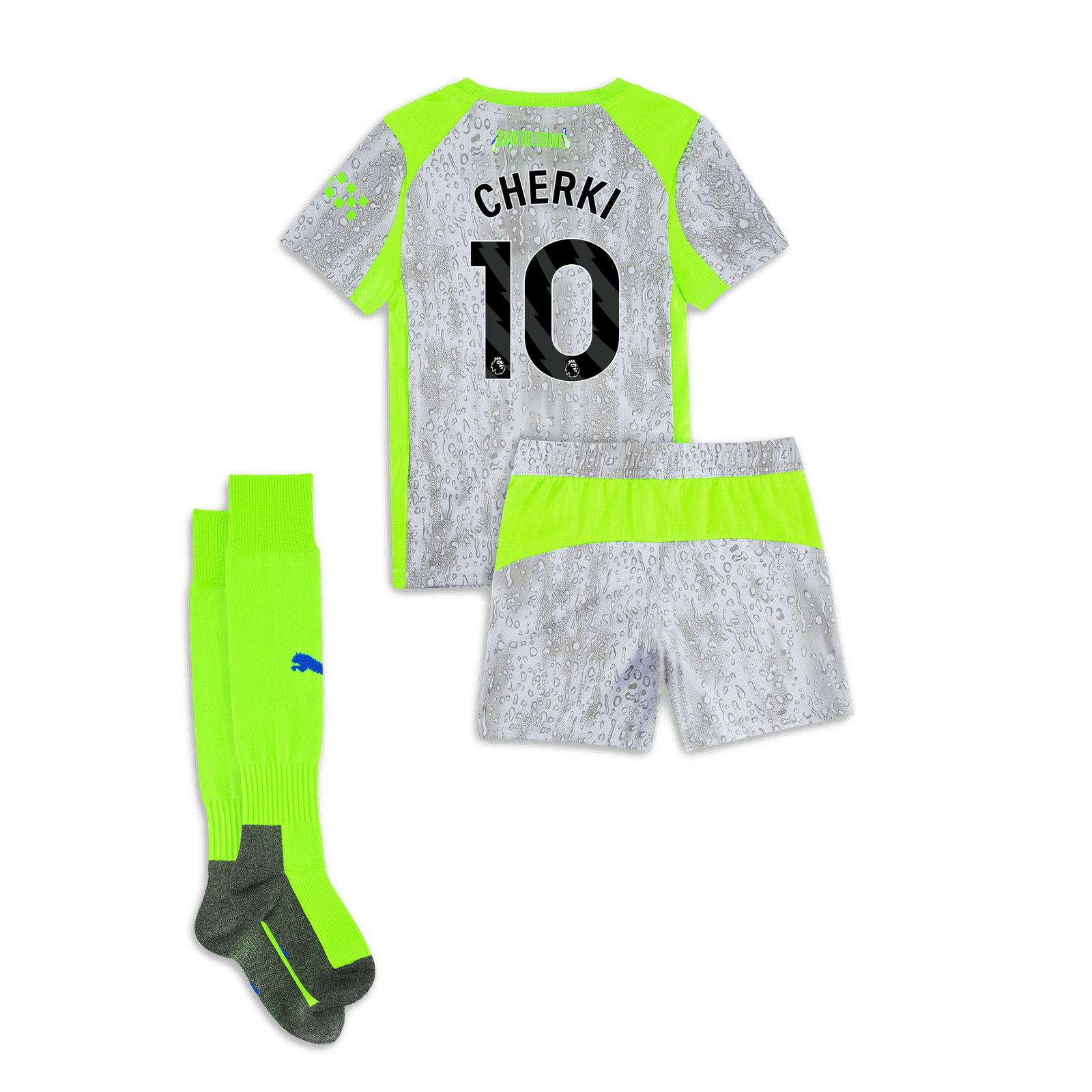 Manchester City Third Mini Kit 2025/26 With CHERKI 10 Printing - £76.00