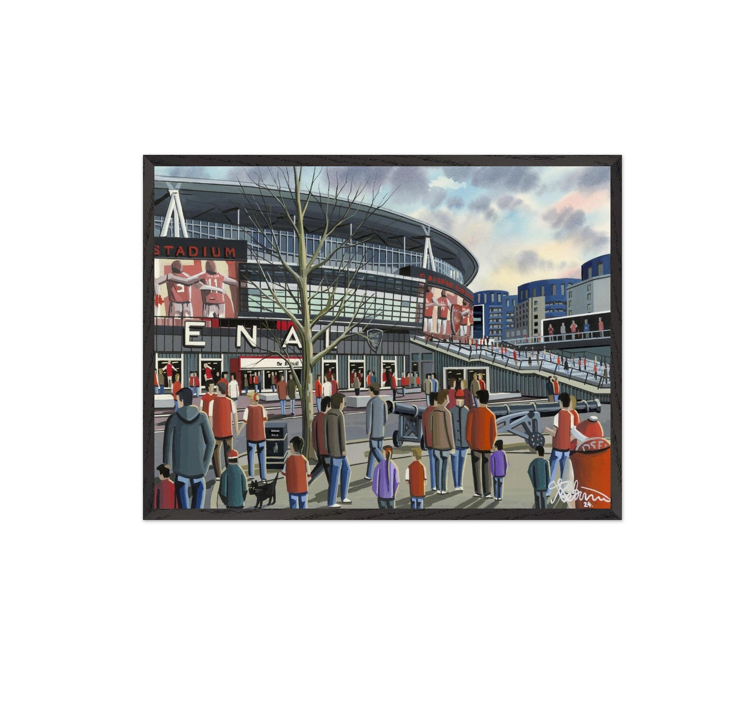 Arsenal FC Museum Quality Paper 18" x 24" Wood Frame Print
 £110.00 
