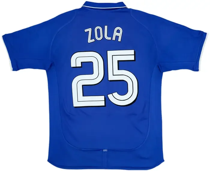 2001-03 Chelsea Home Shirt Zola #25 - 7/10 - (M) - £149.99