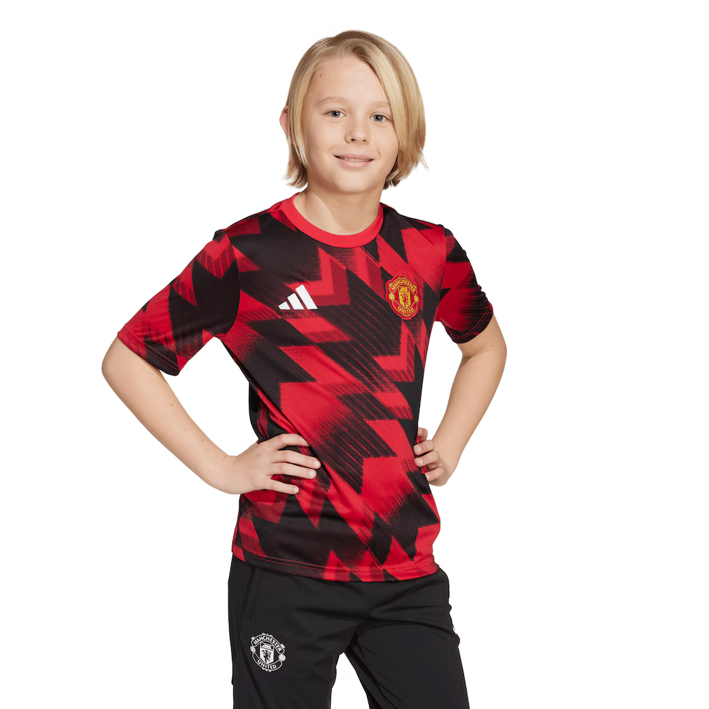 Manchester United adidas Pre Match Shirt - Red - Kids - £40.00