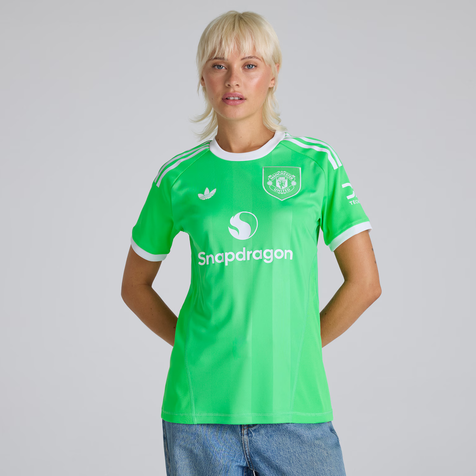 Manchester United 25/26 Third Womens Goalkeeper Jersey Green - £40.00