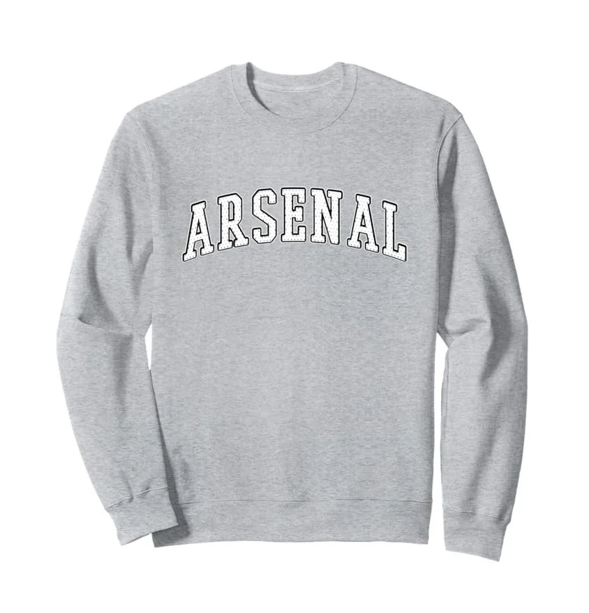 Arsenal Varsity Town of North London, England UK Sweatshirt - £31.99
