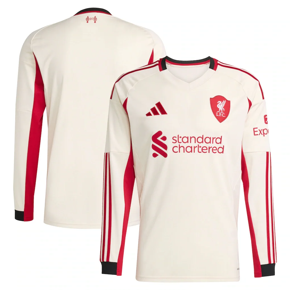 Liverpool adidas Away Shirt 2025-26 - Long Sleeve - £90.00