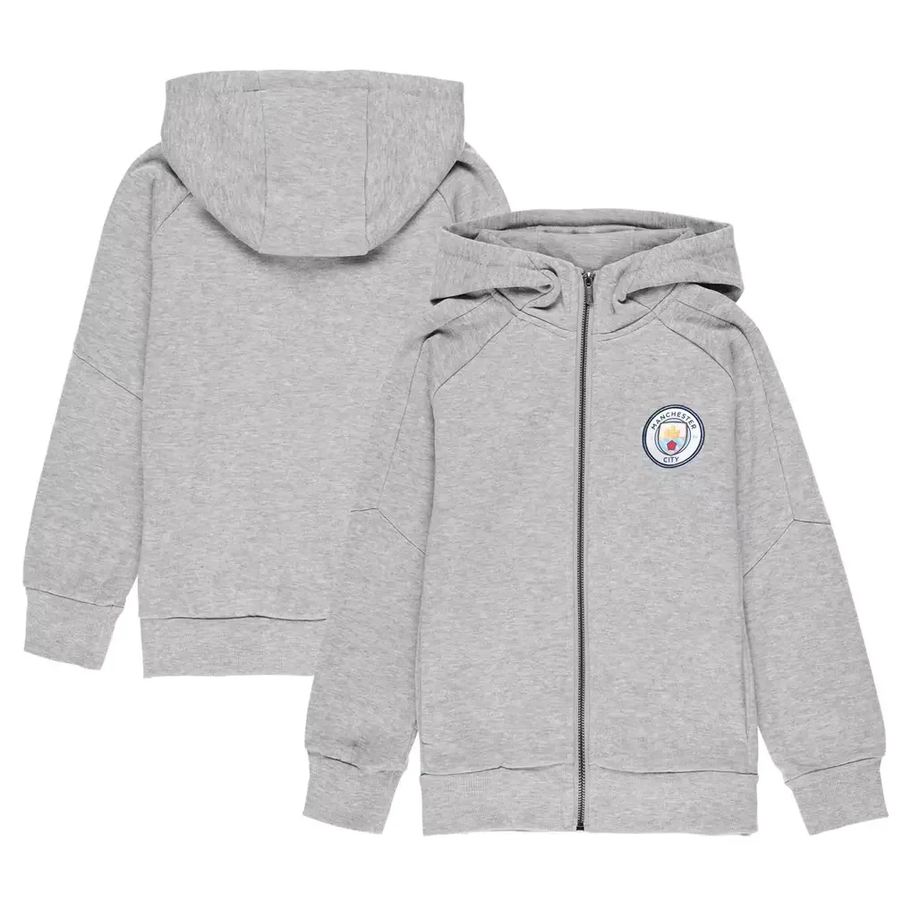 Manchester City Core Hooded Track Top - Grey Marl - Kids
 £16.00 