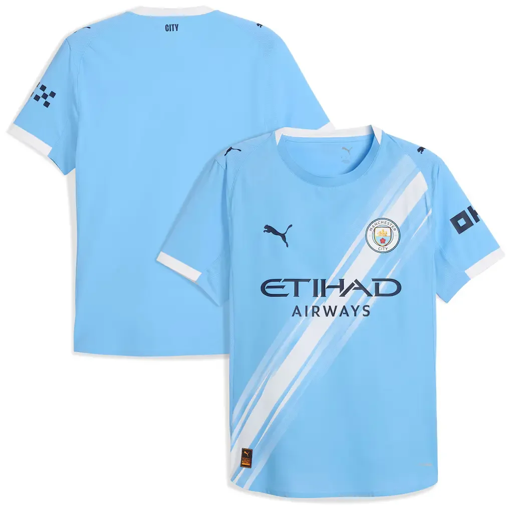 Manchester City FC PUMA Mens Authentic Home Shirt 2025-26
 £84.00 