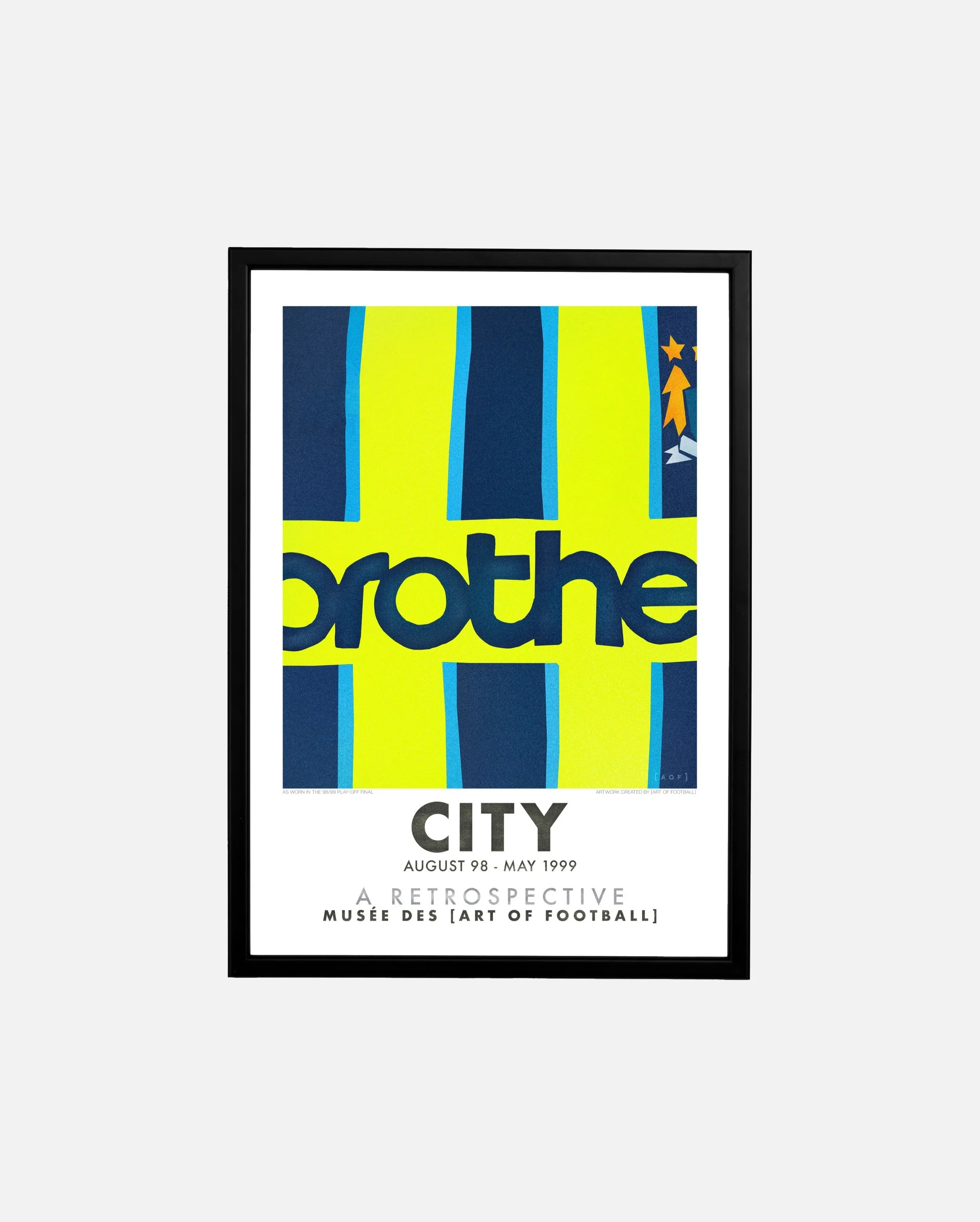City 98/99 Print A3 Framed - £55.00