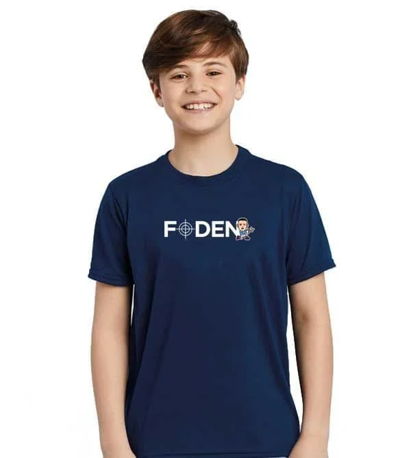 Children's Foden Celebration Navy T-shirt - £15.00