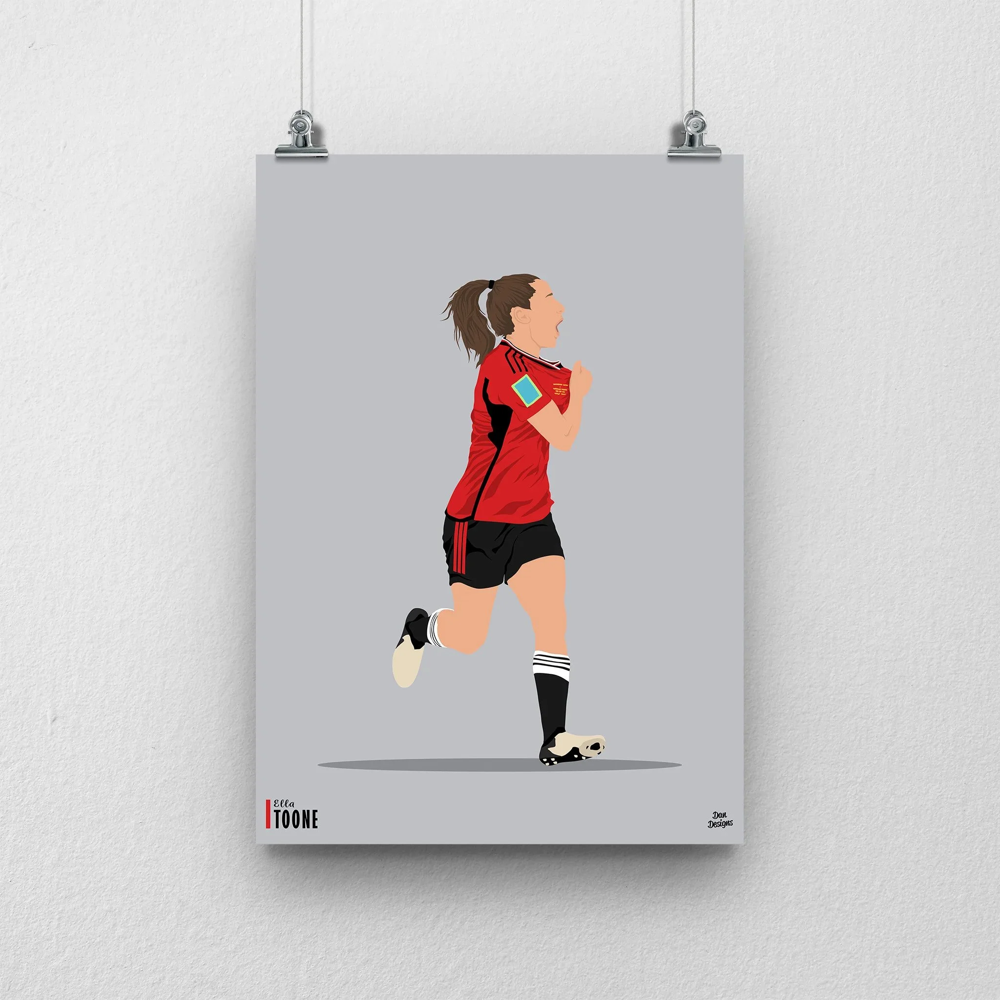 Ella Toone Man Utd Print A3 - £17.00
