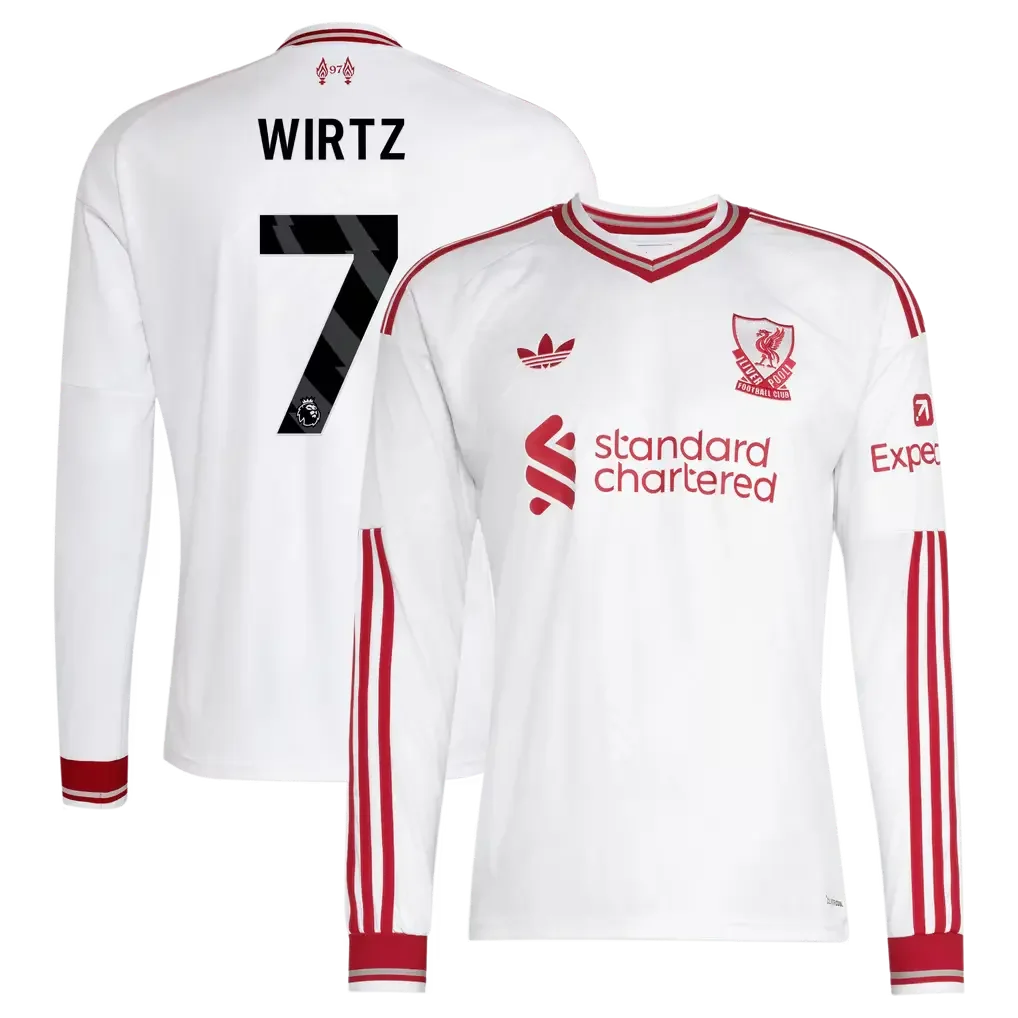 Liverpool adidas Away Shirt 2026-27 - Kids - L/S Wirtz 7
 £80.00 