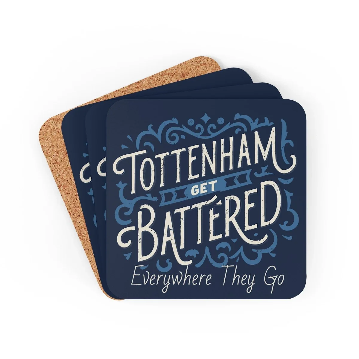 Tottenham Get Battered 4 Pack Drinks Coasters
 £19.90 
